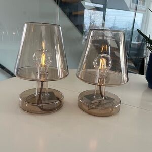 Set of Two Fatboy Transloetje Table Lamps (rechargeable/wireless)